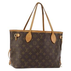 LOUIS VUITTON Monogram Neverfull PM Tote Bag M40155 LV Auth 152111